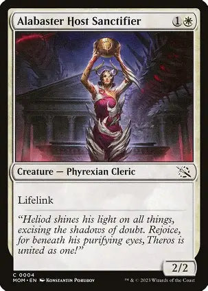 Alabaster Host Sanctifier